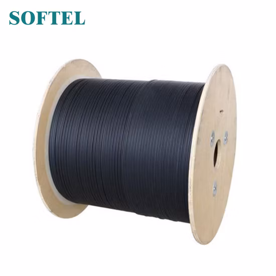 Gcabling 1 Sx Core Drop Optical Outdoor Indoor Single Mode Drop FTTH Fiber Optic Cable
